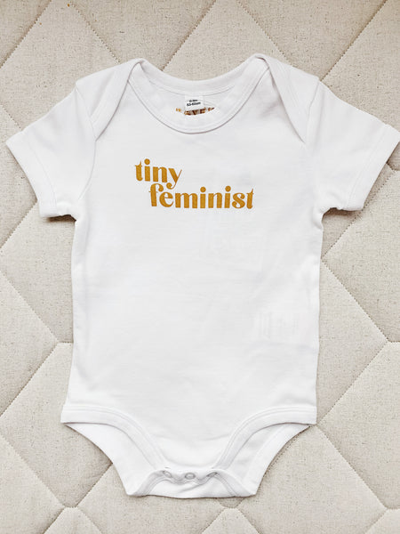 Retro Tiny Feminist Babybody