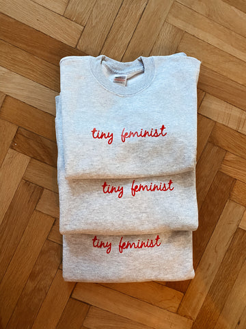 Tiny Feminist Sweatshirt grau