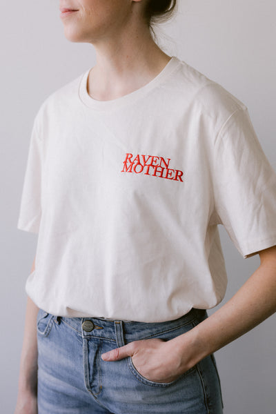 Ravenmother T-shirt off white
